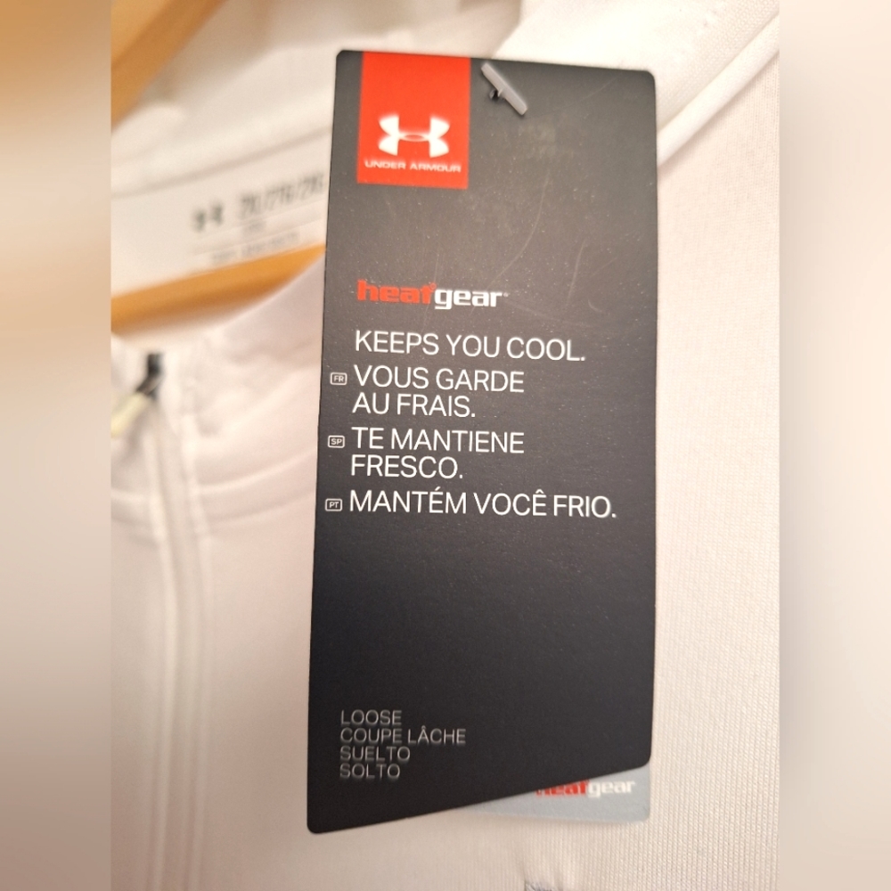 Under Armour men's Heat Gear hoodie with Edgewood College logo size 2XL - Picture 6 of 16